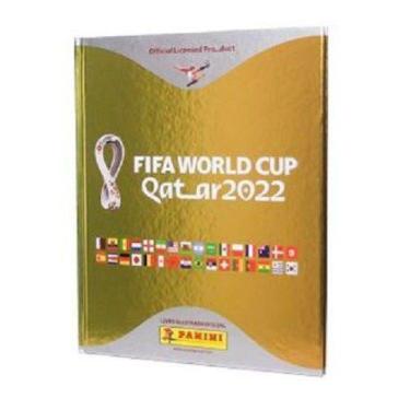 Imagem de Álbum De Figurinhas Capa Dura Ouro Copa Do Mundo Qatar 2022 Panini