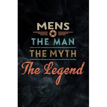 Imagem de Mens Pop-Pop the Man the Myth the Legend Funny Gift for Grandpa Saying Notebook Planner: Mens, Notebook Small Pocket Notepads for School Office Home Travel Gift Supplies,Daily