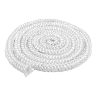 Imagem de WeiLaiKeQi Corda de vedação para lareira, substituição de janelas, caldeiras, chaminés, cabo de vedação, 3m, alta densidade, alta temperatura, junta de vedação, 8mmx3m