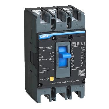 Imagem de Disjuntor Caixa Moldada Tripolar NXM-125S/3300 – Chint | 63A Cód. 131360