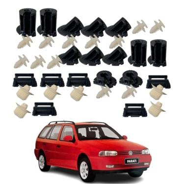 Imagem de Kit Presilha Grampo Fix Forro Dianteiro Gol Parati Gti Bola
