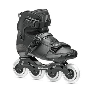 Imagem de Rollerblade Crossfire Patins em linha unissex adulto Slalom, preto, desempenho urbano