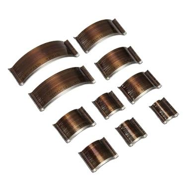 Imagem de Conjunto de Ferramentas de Couro para Produtos de Couro, Perfurador de Corte de Couro de Aço de Alto Carbono para Carteiras e Cintos, 10 Peças Em Forma de Arco, Produtos de Couro