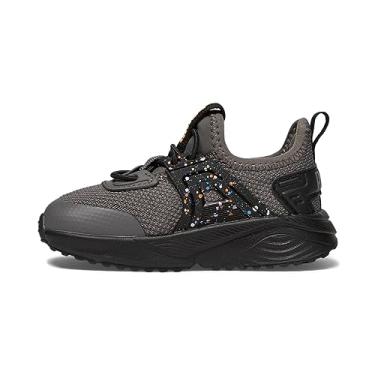 Imagem de PUMA Tênis infantil unissex Pacer Next Exel Mesh Slip on, Cinza escuro - preto puma, 17