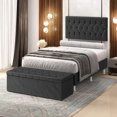 Imagem de Kit Painel Centaurus 140 e Calçadeira Sagitarius Veludo Aradecor, Chum