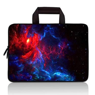 Imagem de 11" 11,6" 12" 12" 12" 12" 12,5" 12,5" Bolsa de transporte para laptop Chromebook Notebook Ultrabook, capa para tablet capa de neoprene compatível com Apple MacBook Air, Samsung, Google, Acer, HP, DELL Lenovo Asus (Galaxy)