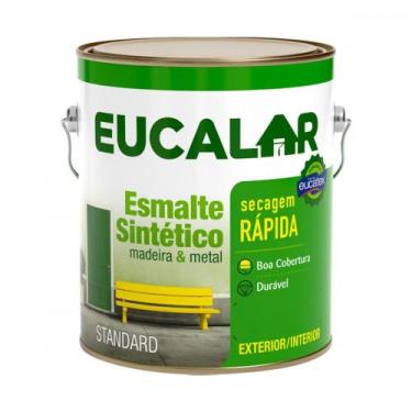 Imagem de Esmalte Sintetico Eucalar 3,6Lt Branco - Eucatex, Branco