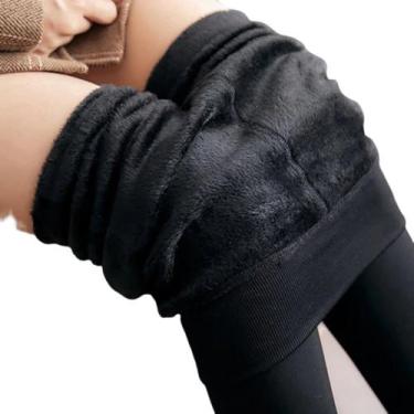 Imagem de Meia Calça Translucida Forrada Para O Frio - - Fanáticos Por Cintas, P