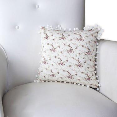 Imagem de Almofada Decorativa com Refil - Laura Baby, Floral Ferrugem