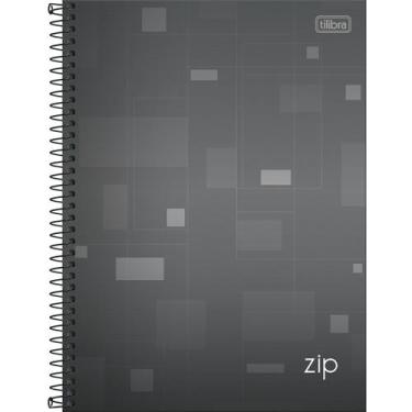 Imagem de Caderno Espiral CD Universitário 1 Matéria Zip - 80 Fls -Tilibra, PRAT