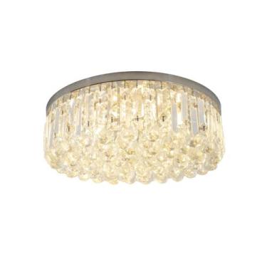 Imagem de Lustre Plafon Cristal Egípcio Importado 40cm Redondo 609/40 - IluminaM