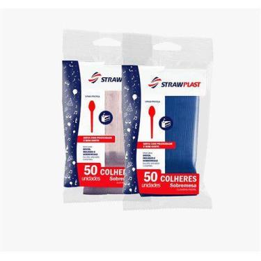 Imagem de Colher Descartável Strawplast Cristal Chá e Café 200 Unidades