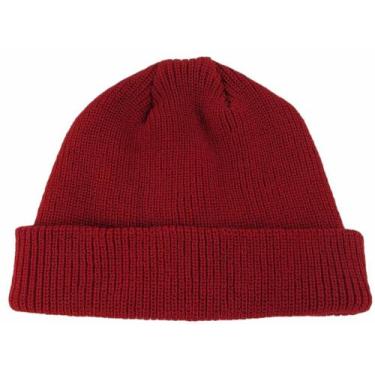 Imagem de Gorro Touca Lenhador Marinheiro Canelada Adulto Unissex Vermelha - Dal