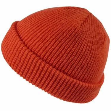 Imagem de Gorro Touca Lenhador Marinheiro Canelada Adulto Unissex Laranja - Dalu