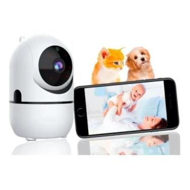 Imagem de Babá Eletrônica Câmera Sem Fio Wifi Visão Noturna Microfone - TWG