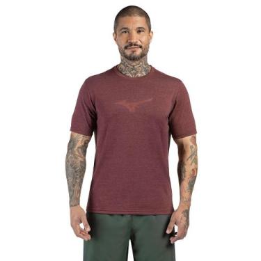 Imagem de Camiseta de Treino Masculina Mizuno Lifestyle, Roxo, P