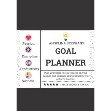 Imagem de Goal planner: Goal planner, 2022, for women, men, 2022-2023, journal, for men, 2022-2023, undated, personal, business, weekly, daily, long term, for ... planner, birthday, wedding, gift, present.