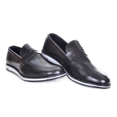 Imagem de Sapato Casual Slip On Calce Facil Masculino Palmilha Macia Solado Borracha Biocolor Otima Qualidade
