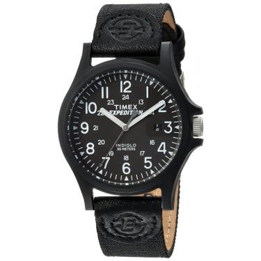 Imagem de Relógio Masculino Analógico com Pulseira de Couro , Timex TW4B08100, Preto