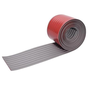 Imagem de RUBBER BOND Protetores de parede de garagem - Protetores de para-choques de borracha autoadesivos fortes de 10 cm x 3 m para paredes de garagem - Protetor de parede de garagem resistente, impermeável