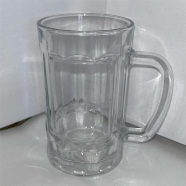 Imagem de Caneca de Vidro 400ml para Chopp e Cerveja – Resistente e Ideal para Bar, Happy Hour e Momentos Especiais!