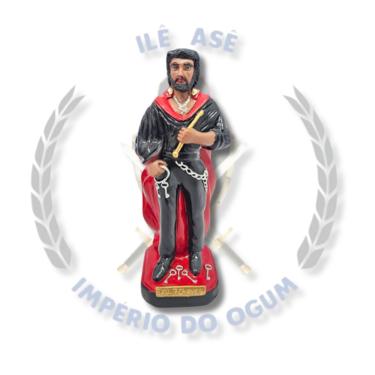 Imagem de Imagem Gesso Exu 20Cm - 7 Chaves