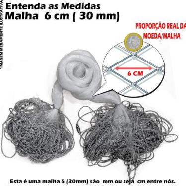 Imagem de Rede Redinha Pronta Malha 6 cm (30mm) 20mts, Feito por Profissionais d