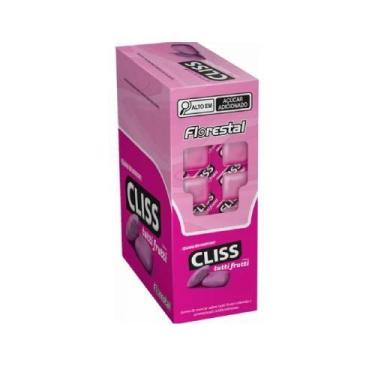 Imagem de Chiclete Cliss Sabor Tutti Frutti - Display com 12UN - Florestal