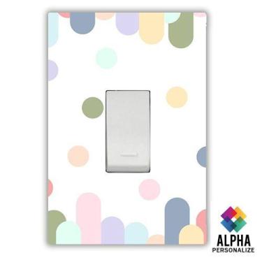 Imagem de Adesivo para Interruptor Tomada Elegancia Decoração - Personalize Alph