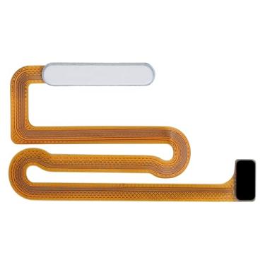 Imagem de BESJMYT Para Samsung Galaxy A13 5G Botão Liga/Desliga Branco e Sensor de Impressão Digital Cabo Flexível Cabo Flexível Liga/Desliga Botão de Controle Conector Peças de Reparo SM-A136U SM-A136U1