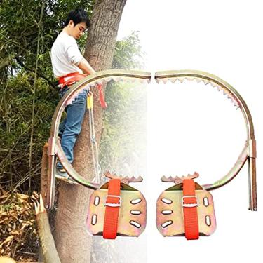 Imagem de Haste de escalada em árvores, mastro de equipamento de escalada de árvore, eletricista, haste de madeira, fivela de pé para registro de alta altitude, ferramenta de caça ao ar livre, 500 modelos