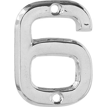 Imagem de Número 6 Residencial Pequeno Para Apartamento Cromado