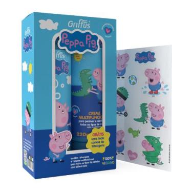 Imagem de Kit Infantil Griffus Peppa Pig George - Shampoo e Creme Para Cabelos e