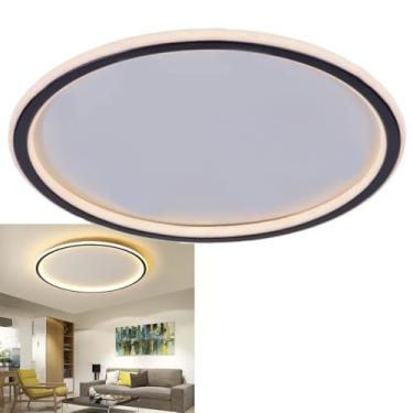 Imagem de Luminaria Paflon Led Redondo 3 Em 1 Iluminaçao Teto Decoraçao Sala De Estar Quarto Casa Loja Comercio Moderno