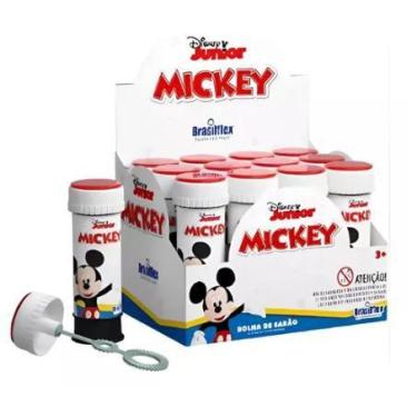 Imagem de Lança bolha de Sabão Brinquedo Infantil Caixa Com 12 Unidades 60ML Com