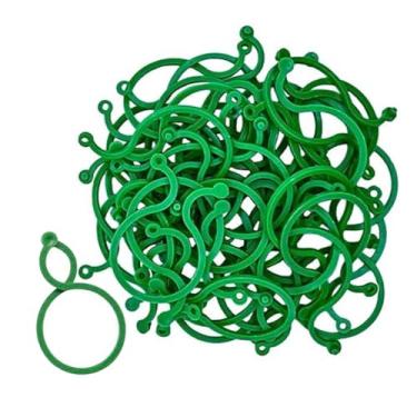 Imagem de Generic 500 peças de grampos de suporte para plantas trepadeiras, suprimentos, peças versáteis, acessórios, travas, grampos, treliças de, gaiolas para