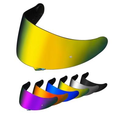 Imagem de PSLER GT Air 2 Visor - Motorcycle Helmet Tinted Visor UV Protection Face Shield Replacement for GT Air GT Air 2 Neotec-1 CNS-1 TC-5 TC-9,Deep Gold