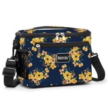 Imagem de Lancheira BEIMILY, lancheira isolada 8L para adultos, floral - Marca P