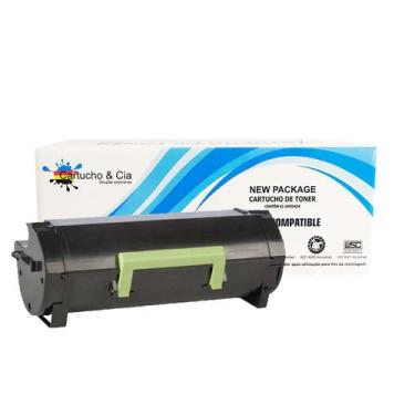 Imagem de Toner Comp. 51B4000  MS317DN MX317DN Black 2.5K - Cartucho & Cia