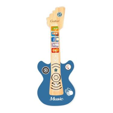 Imagem de Guitarra Touch Zoop Toys Infantil Musical Educativa – Brinquedo Interativo com Sons, Luzes e Toque Sensível para Crianças