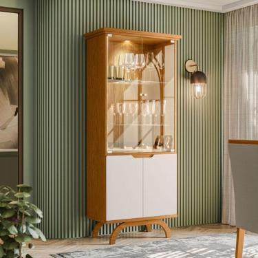 Imagem de Cristaleira Ambiente Vicenza Ype Off White – New Ceval