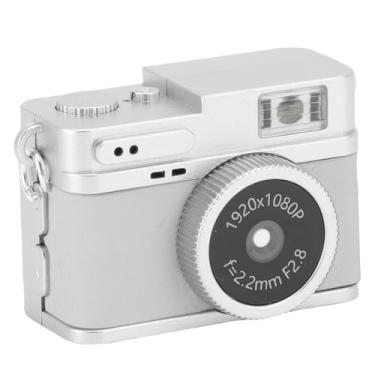 Imagem de Diydeg Mini Câmera de Keychain, FHD 1080p 2MP Câmera Retro Digital Câmera 0,96in Câmera Digital de Tela Digital 64 GB Com 4 Filtros para Gravação de Estudo de Viagem Fotografia (Branco)