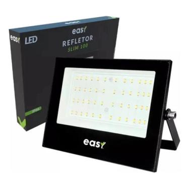 Imagem de Kit 2 Refletor Led 100w Easy Prova Dagua Avant 6500k Bivolt
