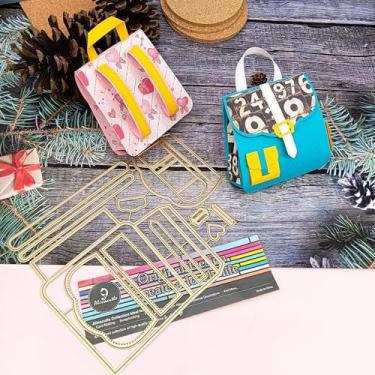 Imagem de Alinacutle 1 unidade de mochila com matriz de corte de metal para fazer cartões feitos à mão, álbum de recortes, presente de papel, decoração de férias, modelo feito à mão - alinacutle