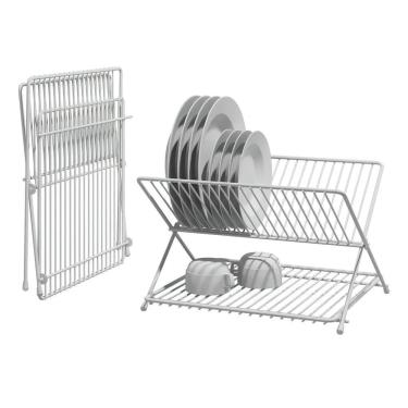 Imagem de Escorredor de Louças Dobrável Articulado p/ 19 Pratos Forma