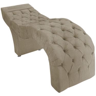 Imagem de Maca Estética Facial Capitonê Cílios Salão P02 Corano - Adj Decor Cor Bege