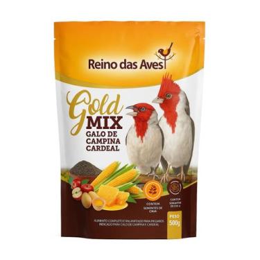 Imagem de Ração Gold Mix Galo De Campina Cardeal 500G Premium