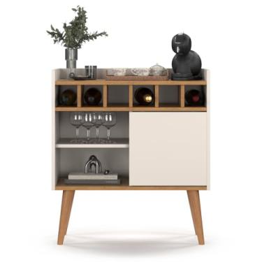Imagem de Buffet Aparador com Adega Florença: Elegância e Funcionalidade para Seu Lar(FLORENÇA - OFF WHITE FREIJO)