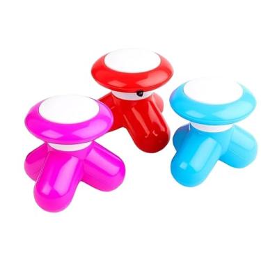 Imagem de Mini Massageador Corporal Portátil Elétrico USB e Pilha | Alívio de Dores Musculares, Estresse e Tensão | Relaxamento para Pescoço, Costas, Pernas e Ombros