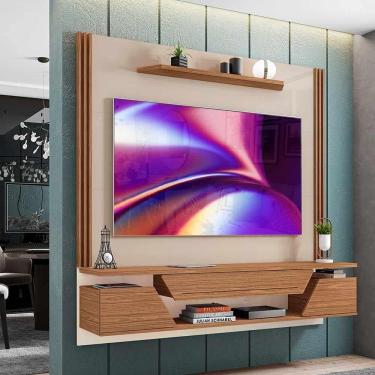 Imagem de Painel Para Tv 60 Polegadas Suspenso Off White Noce Valley 1.8 Casa D Off White Noce